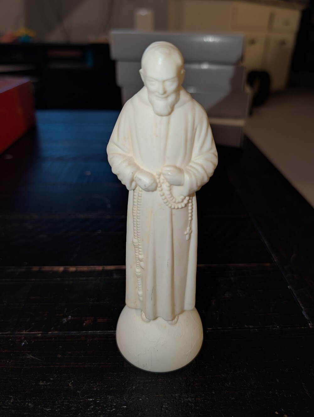 Vintage Ceramic Joseph Statue, 7" tall
